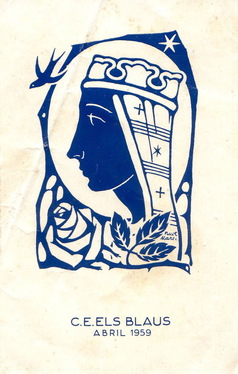 C.E. ELS BLAUS : ABRIL 1959 - Portada